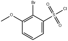 2-BROMO-3-METHOXYBENZENE-1-SULFONYL CHLORIDE 구조식 이미지