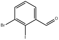 3-Bromo-2-iodo-benzaldehyde Structure