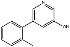 3-Hydroxy-5-(2-tolyl)pyridine Structure