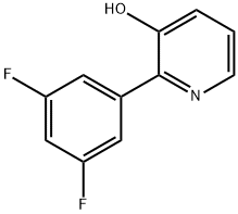 3-Hydroxy-2-(3,5-difluorophenyl)pyridine Structure