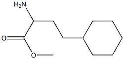 methyl 2-amino-4-cyclohexyl-butanoate Structure