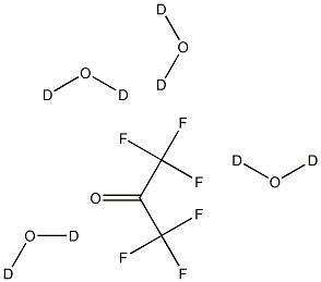 Hexafluoroacetone trideuterate D2O >99.5 Atom % D Structure