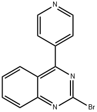 2-Bromo-4-(4-pyridyl)quinazoline Structure