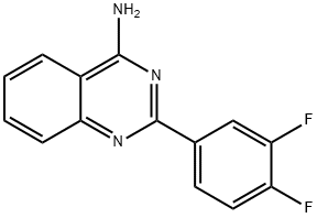 4-Amino-2-(3,4-difluorophenyl)quinazoline Structure