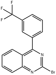 2-Bromo-4-(3-trifluoromethylphenyl)quinazoline 구조식 이미지