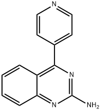 2-Amino-4-(4-pyridyl)quinazoline Structure