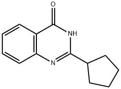 4-Hydroxy-2-(cyclopentyl)quinazoline Structure