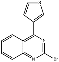 2-Bromo-4-(3-thienyl)quinazoline Structure