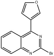 2-Bromo-4-(3-furyl)quinazoline Structure