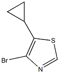 4-bromo-5-cyclopropyl-1,3-thiazole Structure