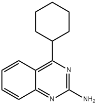 2-Amino-4-(cyclohexyl)quinazoline 구조식 이미지