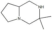 3,3-Dimethyloctahydropyrrolo[1,2-a]pyrazine 구조식 이미지