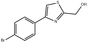 (4-(4-Bromophenyl)thiazol-2-yl)methanol 구조식 이미지