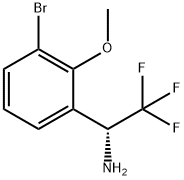 (1R)-1-(3-BROMO-2-METHOXYPHENYL)-2,2,2-TRIFLUOROETHYLAMINE Structure