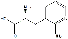 (2R)-2-AMINO-3-(2-AMINOPYRIDIN-3-YL)PROPANOIC ACID 구조식 이미지