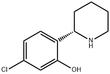 5-CHLORO-2-[(2S)-PIPERIDIN-2-YL]PHENOL Structure