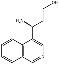 (3R)-3-AMINO-3-(4-ISOQUINOLYL)PROPAN-1-OL 구조식 이미지