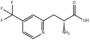 (2R)-2-AMINO-3-[4-(TRIFLUOROMETHYL)PYRIDIN-2-YL]PROPANOIC ACID 구조식 이미지