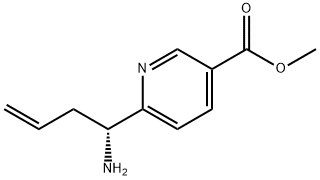 METHYL 6-((1R)-1-AMINOBUT-3-ENYL)PYRIDINE-3-CARBOXYLATE Structure