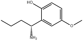 2-((1R)-1-AMINOBUTYL)-4-METHOXYPHENOL Structure