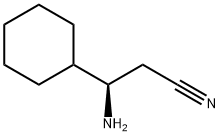 (3R)-3-AMINO-3-CYCLOHEXYLPROPANENITRILE Structure