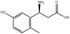 (3S)-3-AMINO-3-(3-HYDROXY-6-METHYLPHENYL)PROPANOIC ACID Structure