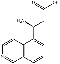 (3R)-3-AMINO-3-(5-ISOQUINOLYL)PROPANOIC ACID Structure