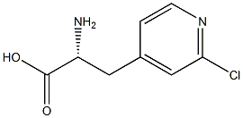 (2R)-2-AMINO-3-(2-CHLOROPYRIDIN-4-YL)PROPANOIC ACID Structure