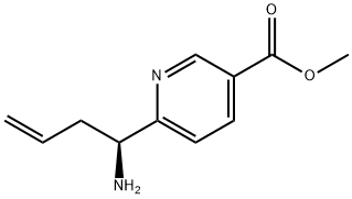 METHYL 6-((1S)-1-AMINOBUT-3-ENYL)PYRIDINE-3-CARBOXYLATE Structure