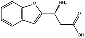 (3R)-3-AMINO-3-(1-BENZOFURAN-2-YL)PROPANOIC ACID Structure