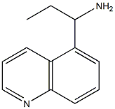 1-(QUINOLIN-5-YL)PROPAN-1-AMINE Structure