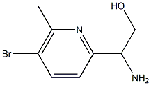 2-AMINO-2-(5-BROMO-6-METHYLPYRIDIN-2-YL)ETHAN-1-OL Structure