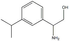 2-AMINO-2-[3-(METHYLETHYL)PHENYL]ETHAN-1-OL Structure