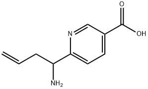 6-(1-AMINOBUT-3-ENYL)PYRIDINE-3-CARBOXYLIC ACID Structure