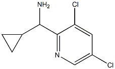 CYCLOPROPYL(3,5-DICHLOROPYRIDIN-2-YL)METHANAMINE 구조식 이미지