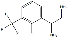 1-[2-FLUORO-3-(TRIFLUOROMETHYL)PHENYL]ETHANE-1,2-DIAMINE 구조식 이미지
