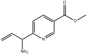 METHYL 6-(1-AMINOPROP-2-ENYL)PYRIDINE-3-CARBOXYLATE 구조식 이미지