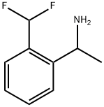 1-[2-(DIFLUOROMETHYL)PHENYL]ETHAN-1-AMINE Structure