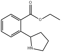 ETHYL 2-PYRROLIDIN-2-YLBENZOATE Structure