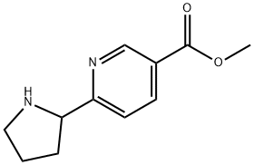 METHYL 6-PYRROLIDIN-2-YLPYRIDINE-3-CARBOXYLATE Structure