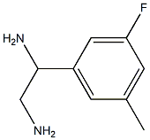 1-(3-FLUORO-5-METHYLPHENYL)ETHANE-1,2-DIAMINE 구조식 이미지