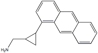 2-ANTHRYLCYCLOPROPYLMETHYLAMINE 구조식 이미지