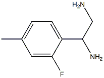1-(2-FLUORO-4-METHYLPHENYL)ETHANE-1,2-DIAMINE Structure