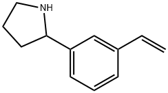 2-(3-VINYLPHENYL)PYRROLIDINE Structure