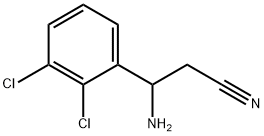 3-AMINO-3-(2,3-DICHLOROPHENYL)PROPANENITRILE Structure