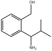 [2-(1-AMINO-2-METHYLPROPYL)PHENYL]METHAN-1-OL 구조식 이미지