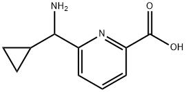 6-(AMINOCYCLOPROPYLMETHYL)PYRIDINE-2-CARBOXYLIC ACID Structure