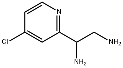 1-(4-CHLORO-2-PYRIDYL)ETHANE-1,2-DIAMINE Structure