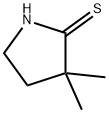 3,3-Dimethylpyrrolidine-2-thione Structure