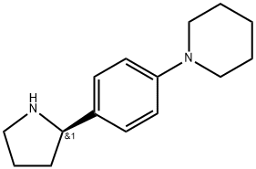 (R)-1-(4-(pyrrolidin-2-yl)phenyl)piperidine Structure